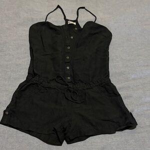 Garage Black Romper